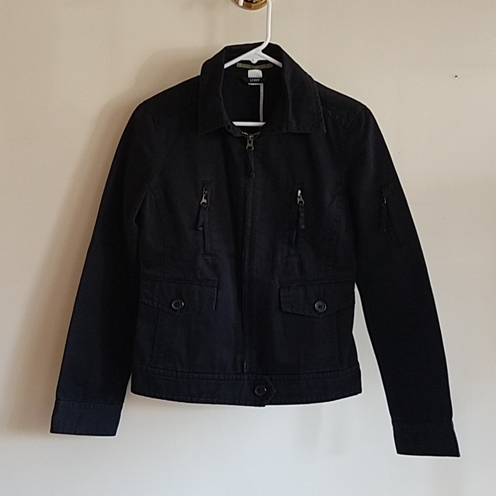GUC black J.Crew jacket, size medium